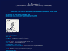 Tablet Screenshot of cirodiscepolo.it